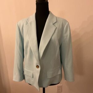 White House Black Market Sky Blue Blazer